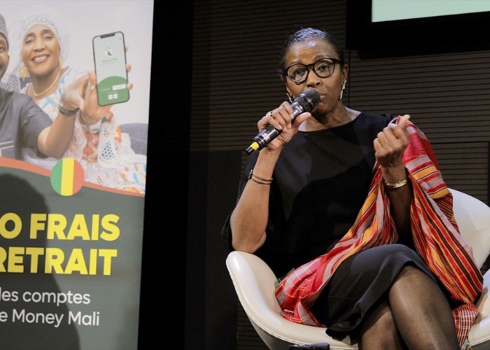 Wassilati Mbaé lors d'une conférence